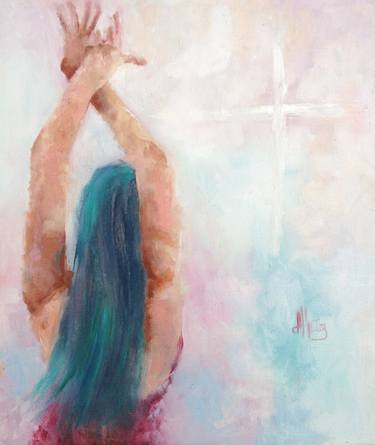 Original Figurative Women Paintings by María Lidia Muñoz