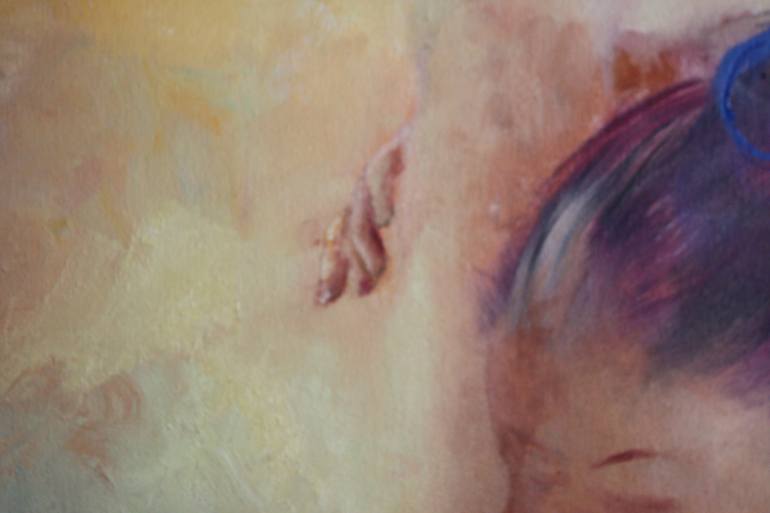 Original Expressionism Children Painting by María Lidia Muñoz