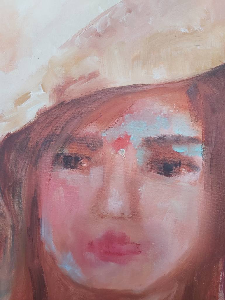 Original Expressionism Women Painting by María Lidia Muñoz