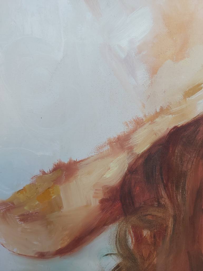 Original Expressionism Women Painting by María Lidia Muñoz