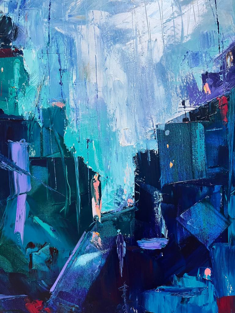 Original Contemporary Abstract Painting by Nataliya Gurshman