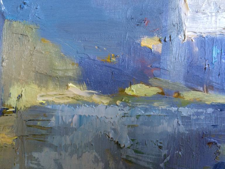 Original Abstract Landscape Painting by nataliya gurshman