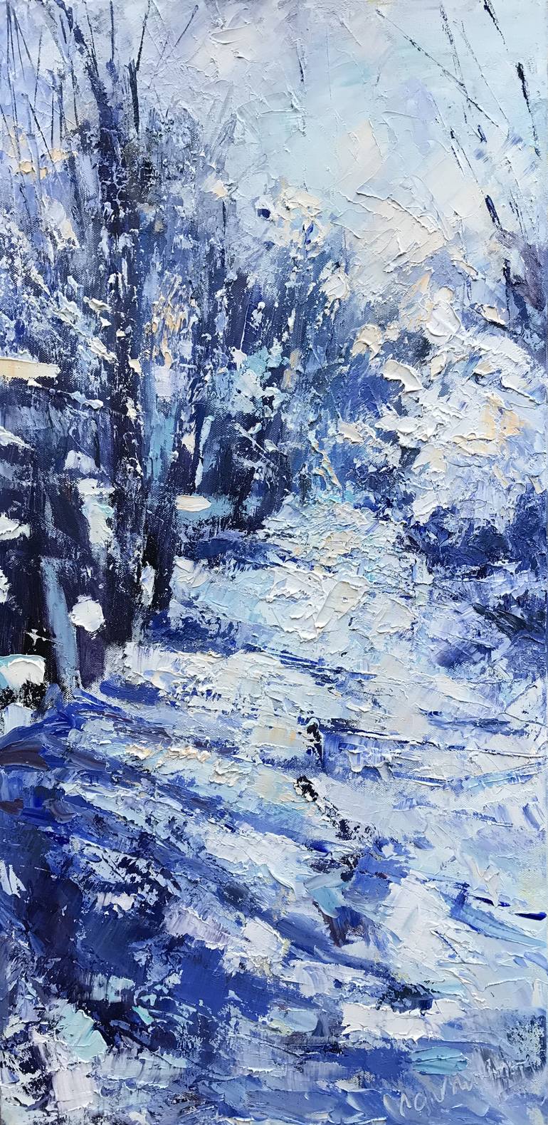 A walk Painting by Nataliya Gurshman | Saatchi Art