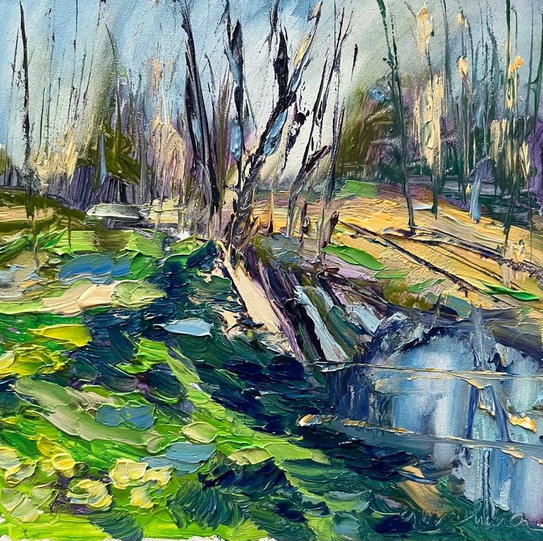 Early Memories Painting by nataliya gurshman | Saatchi Art
