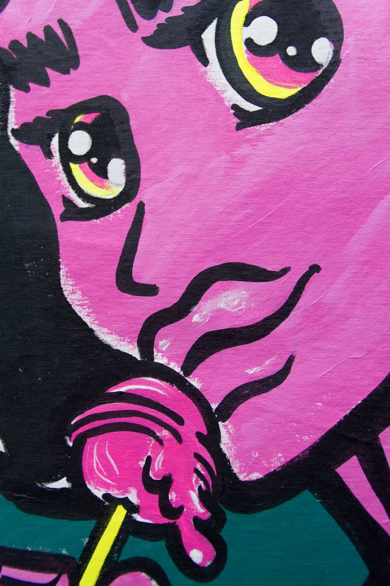 Original Figurative Erotic Painting by Leho De Sosa