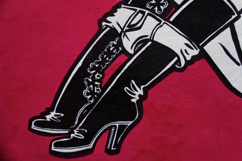 Original Figurative Erotic Painting by Leho De Sosa