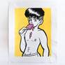 Naïf is a artworks serie inspired by my sketchbook queer´s illustrations, which seeks to challenge our hypersexualized identity construction, sometimes too hairless and immature, like the release of a Disney porn movie, which seeks to escape the hegemony of love romantic in dissidences and often falls into infantilized postures.