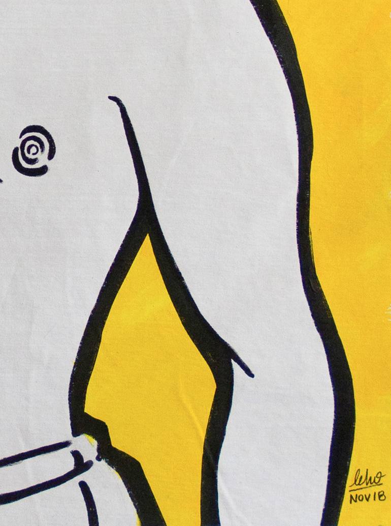 Original Figurative Pop Culture/Celebrity Painting by Leho De Sosa