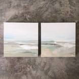 Serene Shoreline Diptych by Aimee Rayner