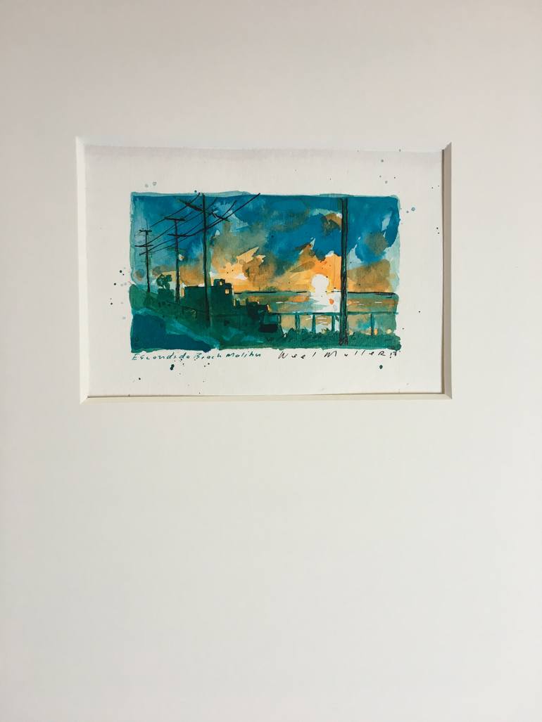 Original Expressionism Landscape Painting by Neel Muller