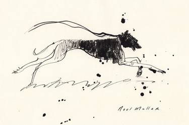 Print of Dogs Drawings by Neel Muller