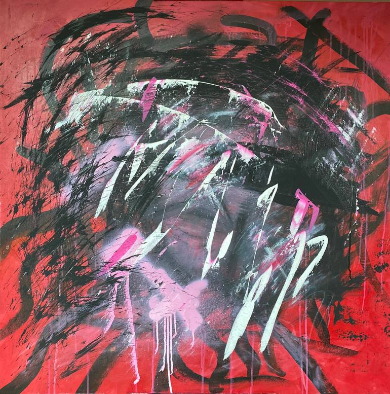 Original Abstract Expressionism Abstract Painting by Mark Brightman