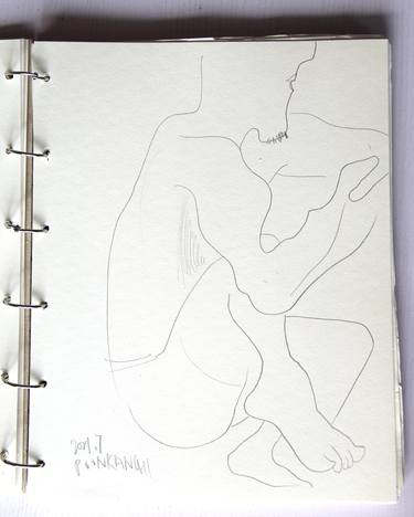 Original Figurative Body Drawings by Poon KanChi