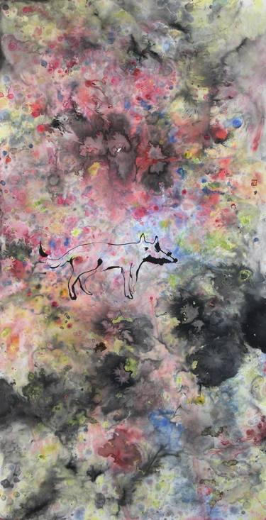 Print of Abstract Expressionism Dogs Paintings by Poon KanChi