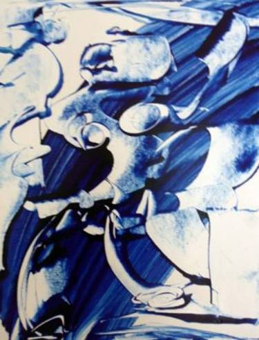 Print of Abstract Expressionism Abstract Paintings by Rita Sennik