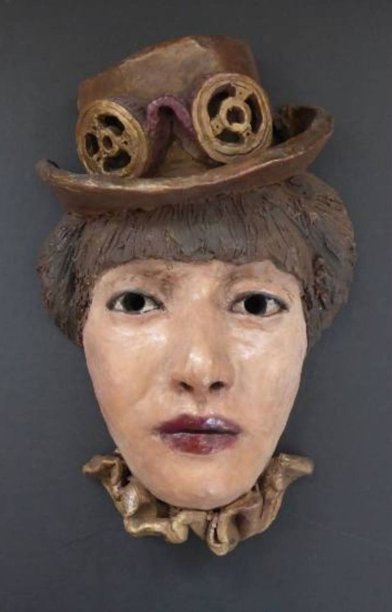 Original Contemporary Portrait Sculpture by Anita Dewitt