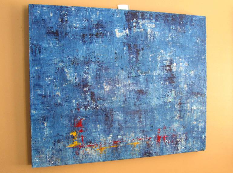 Original Abstract Expressionism Abstract Painting by Damien W Green