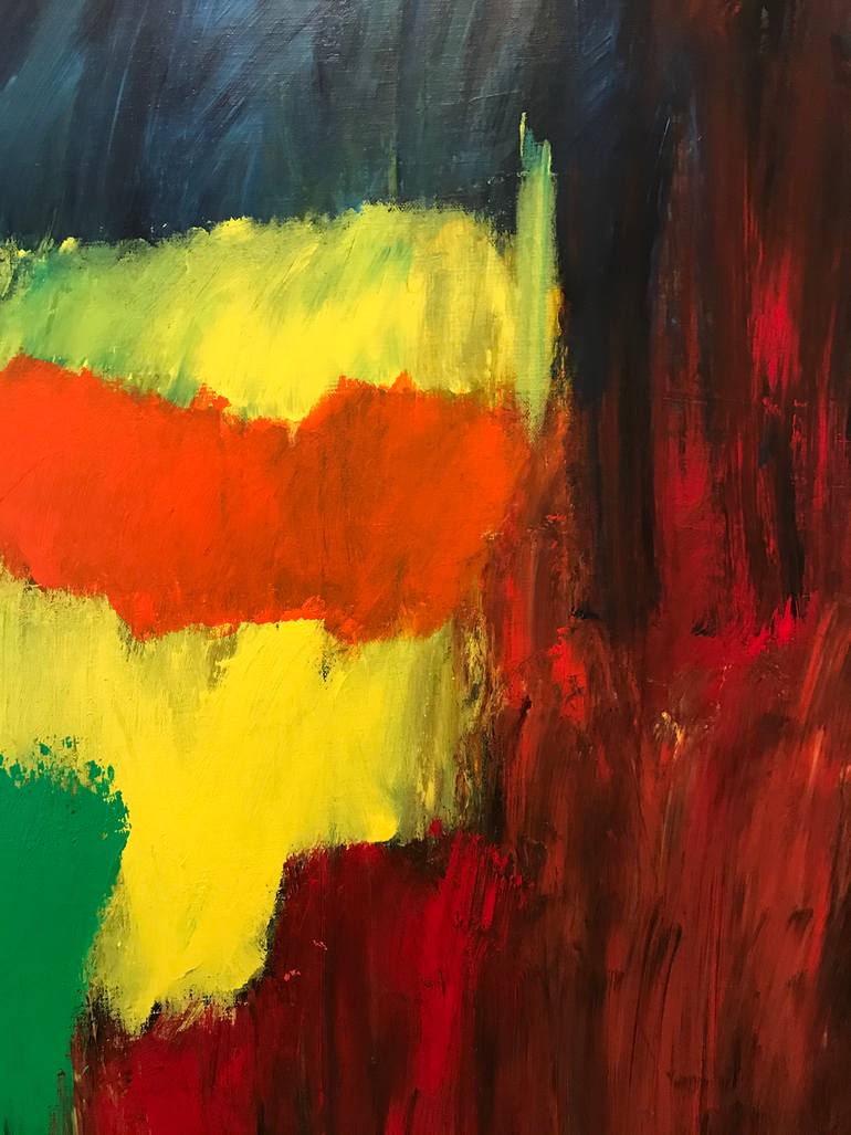 Original Expressionism Abstract Painting by Damien W Green