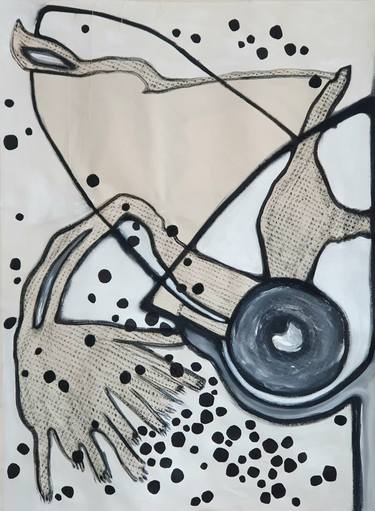 Original Abstract Painting by Sylvia Von Bernstorff