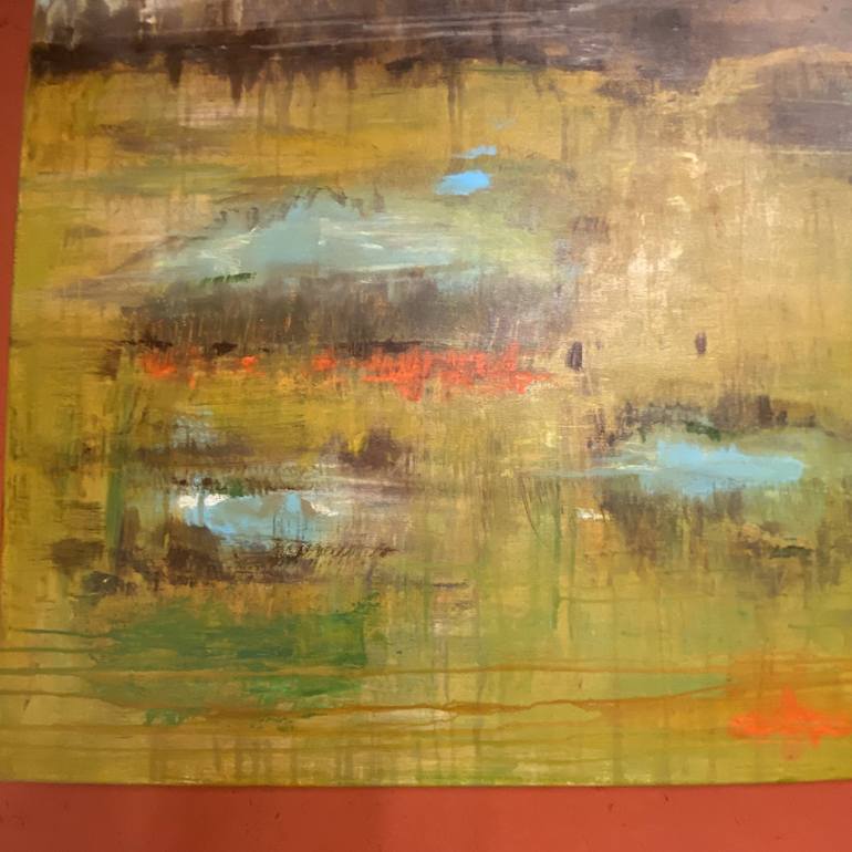 Original Abstract Landscape Painting by Peggy Scholte