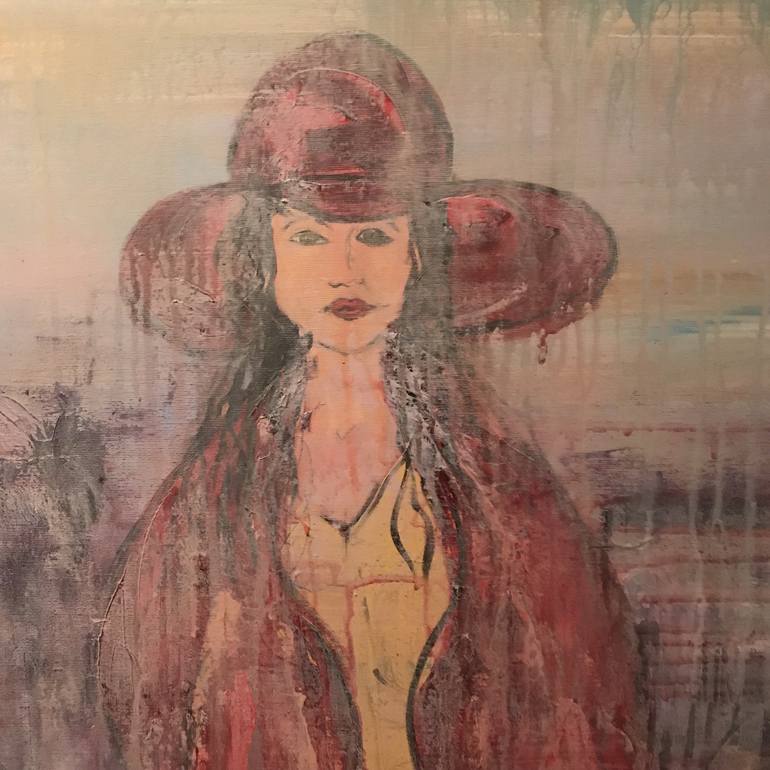 Original Impressionism Abstract Painting by Peggy Scholte