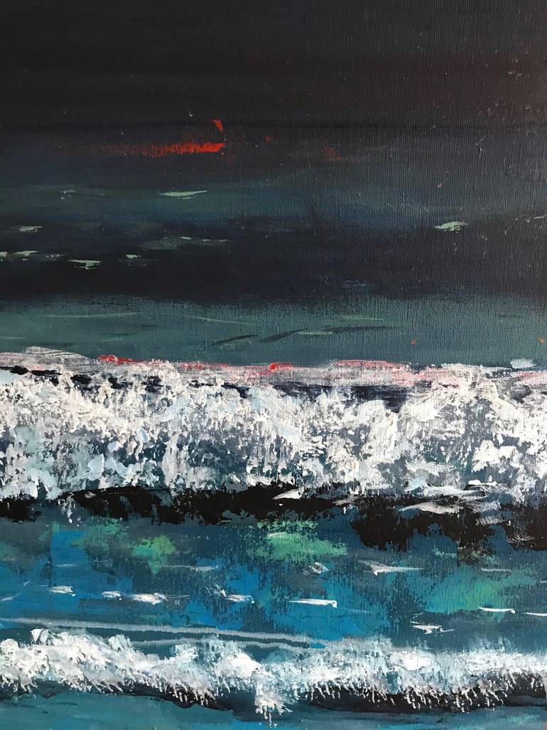 Original Abstract Nature Painting by Peggy Scholte