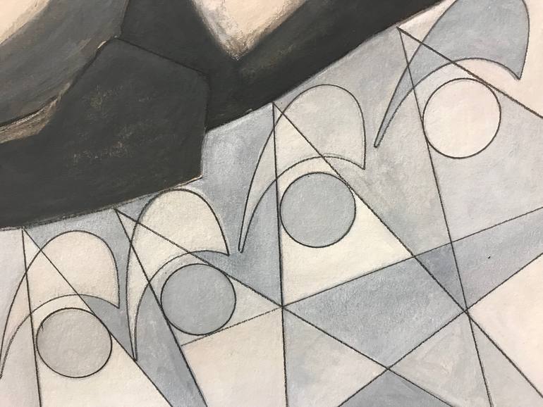 Original Art Deco Women Painting by Peggy Scholte