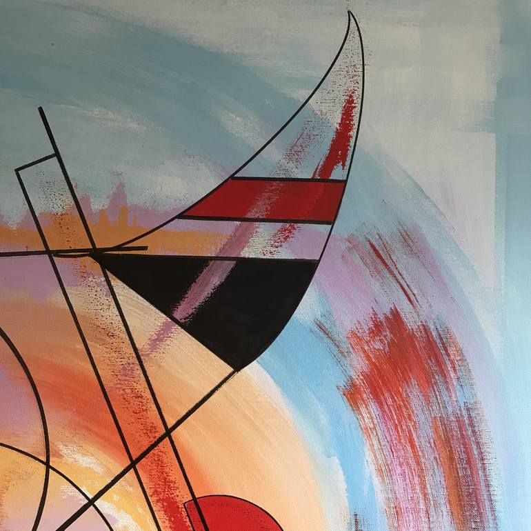 Original Abstract Painting by Peggy Scholte
