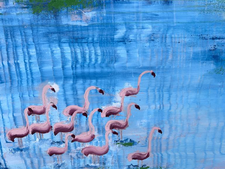 Original Abstract Landscape Painting by Peggy Scholte