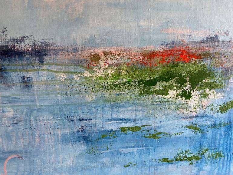 Original Abstract Landscape Painting by Peggy Scholte