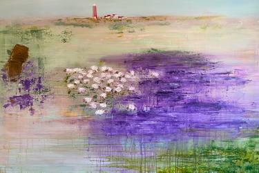 Original Abstract Expressionism Landscape Paintings by Peggy Scholte