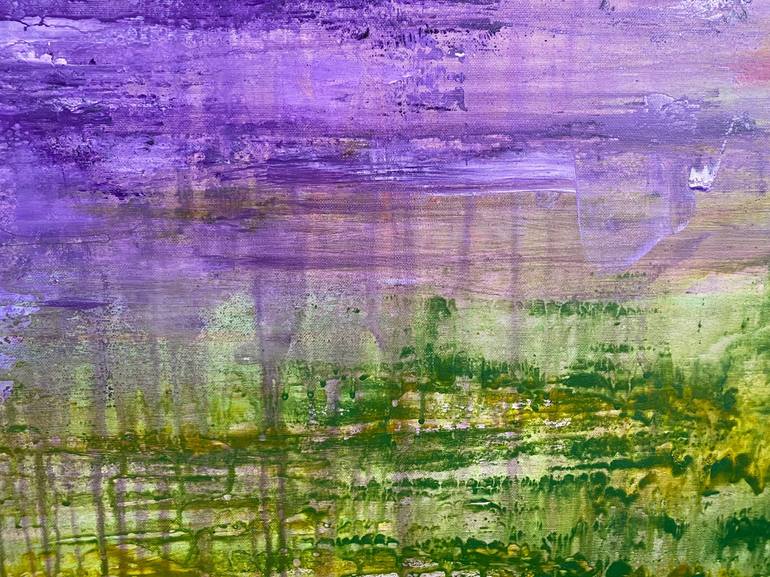 Original Abstract Expressionism Landscape Painting by Peggy Scholte
