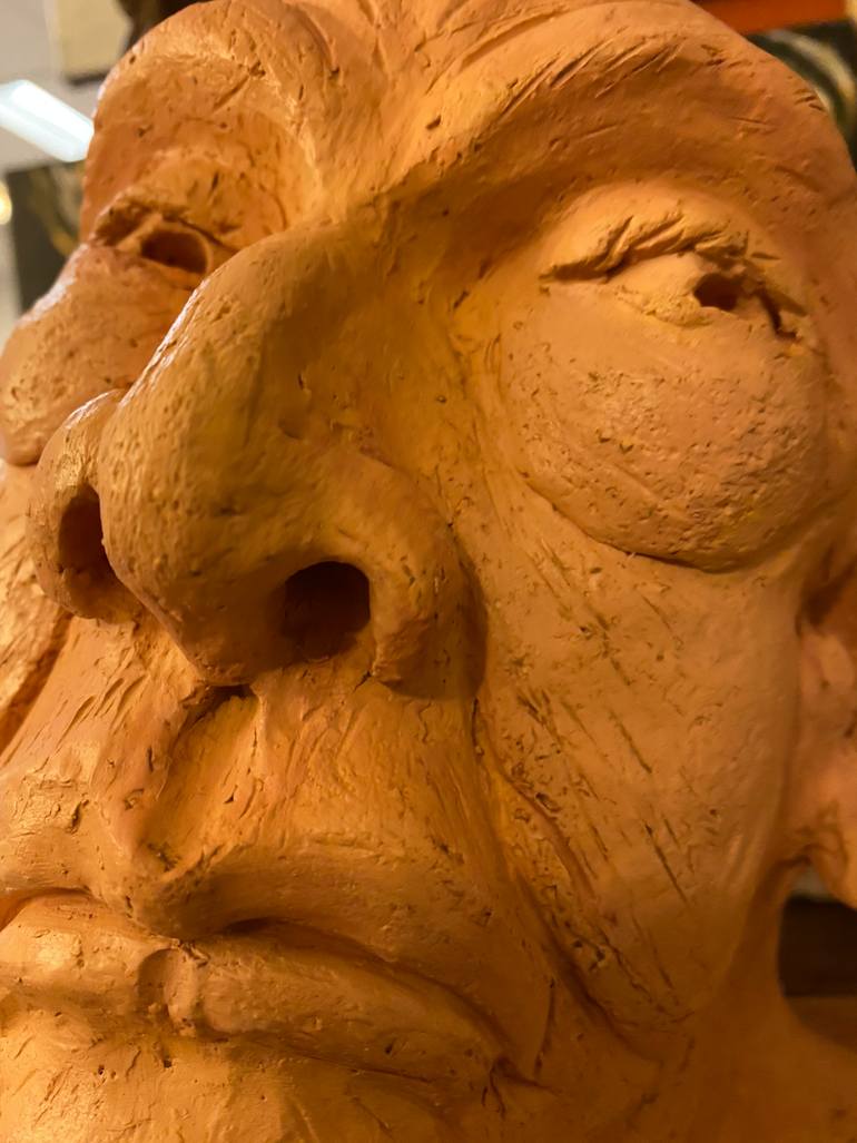 Original Expressionism People Sculpture by Peggy Scholte