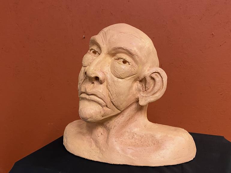 Original Portrait Sculpture by Peggy Scholte