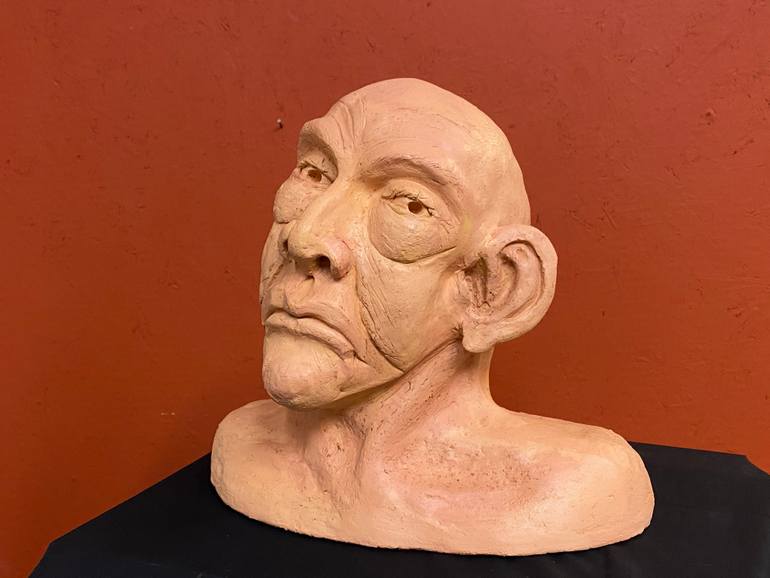 Original Expressionism People Sculpture by Peggy Scholte