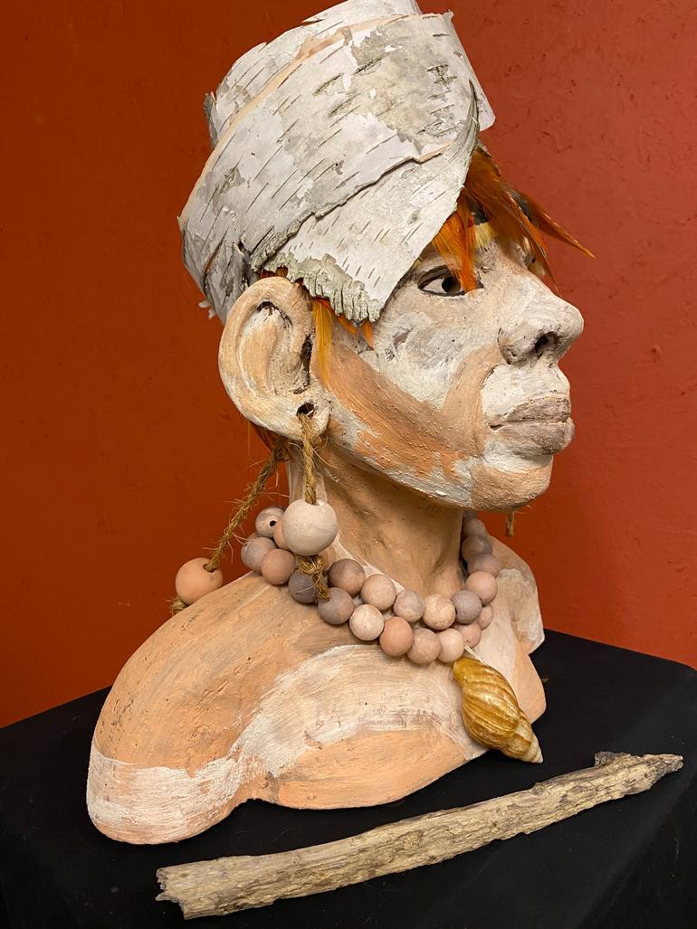 Original Figurative Nature Sculpture by Peggy Scholte