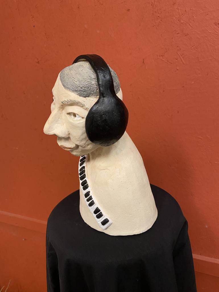 Original Portrait Sculpture by Peggy Scholte