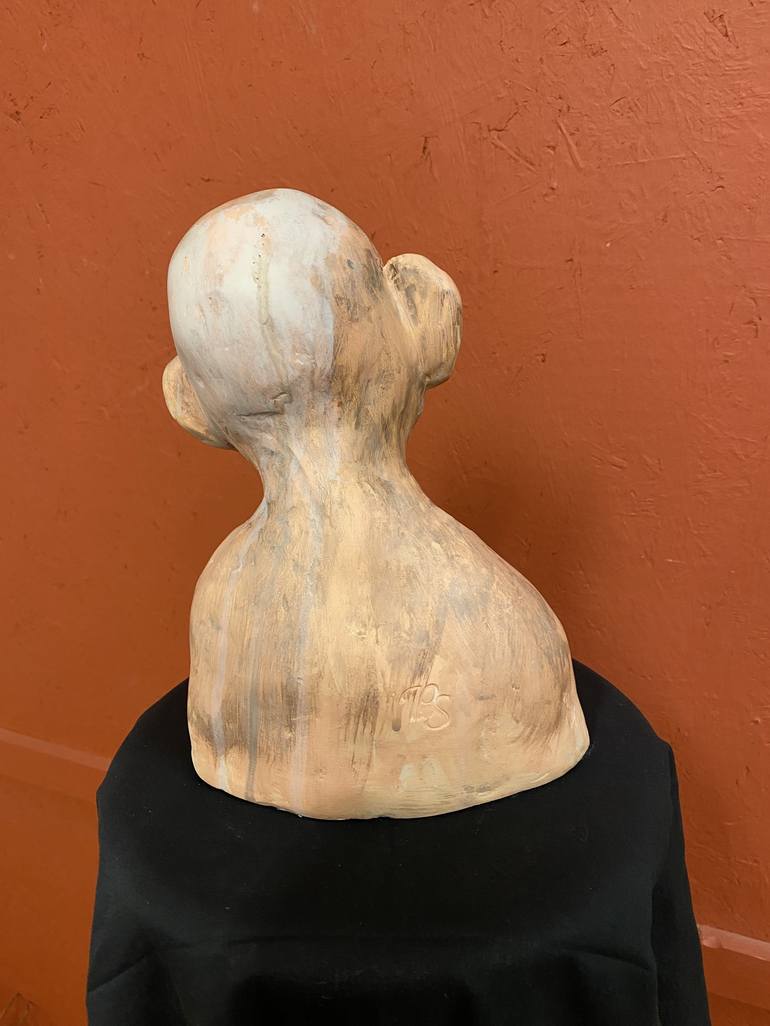 Original Portrait Sculpture by Peggy Scholte