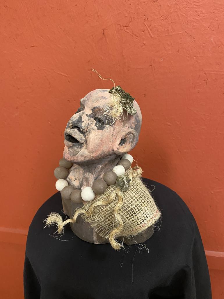 Original Portrait Sculpture by Peggy Scholte