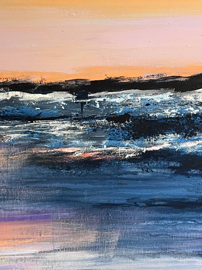 Original Abstract Landscape Painting by Peggy Scholte