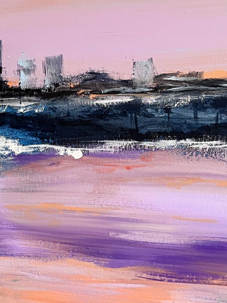 Original Abstract Landscape Painting by Peggy Scholte