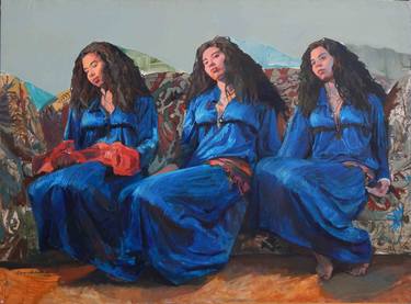 Print of Figurative People Paintings by Ahmed Abdelfattah