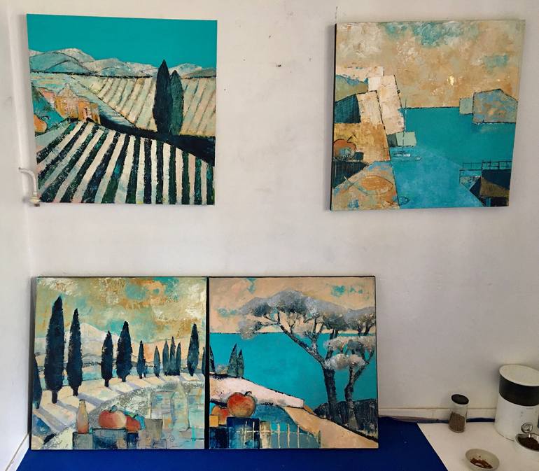 Original Contemporary Landscape Painting by Renée Oconel