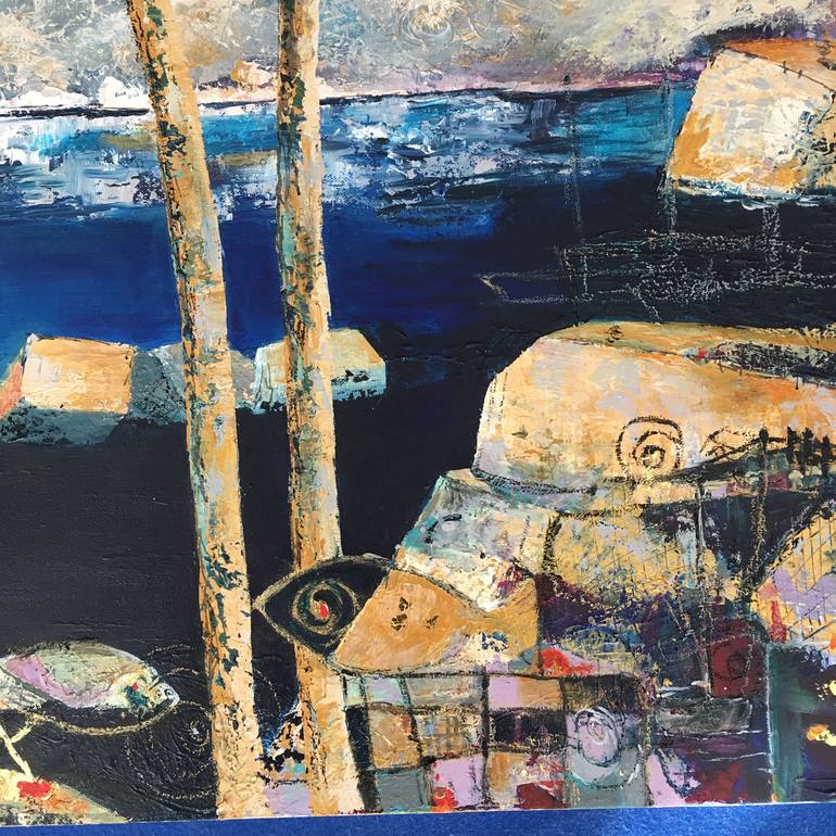 Original Contemporary Seascape Painting by Renée Oconel