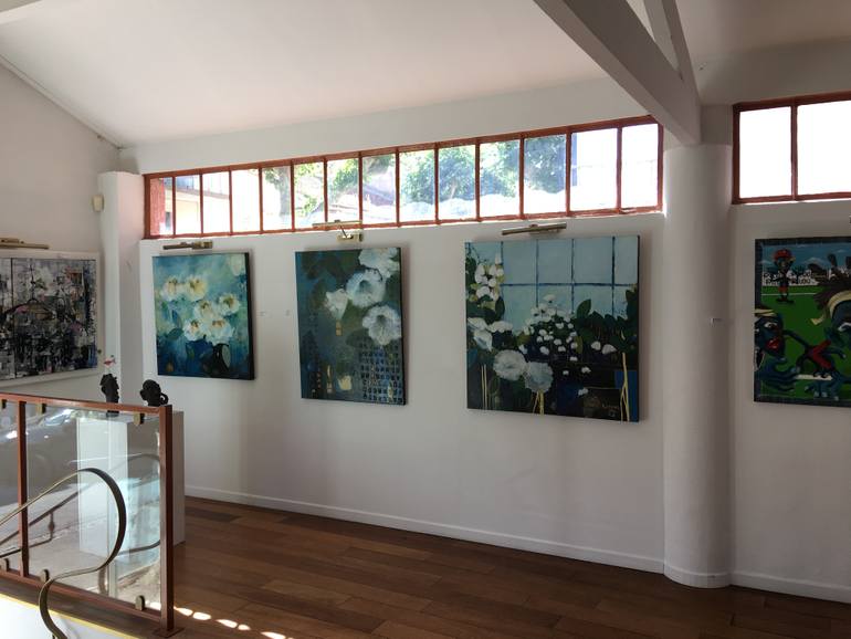 Original Figurative Floral Painting by Renée Oconel
