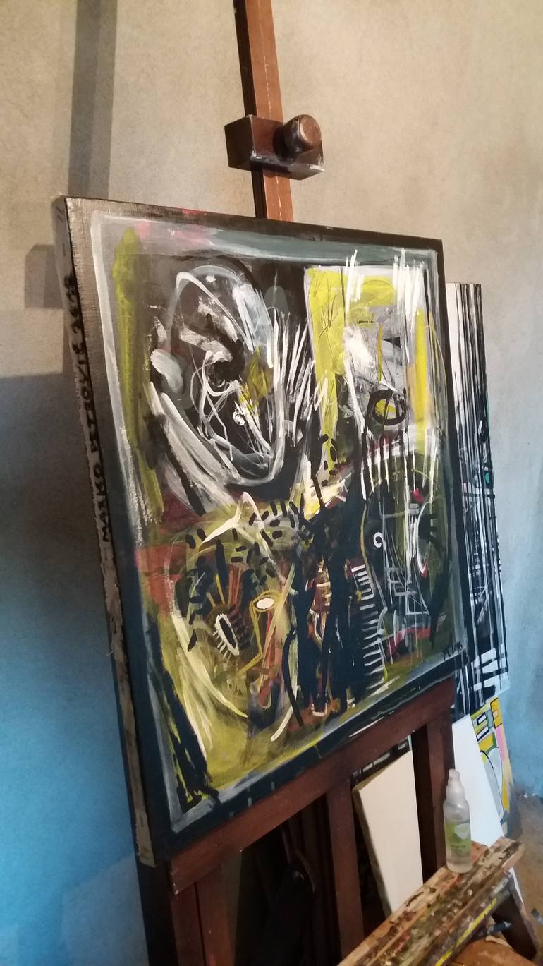 Original Expressionism Abstract Painting by Marko Petrovic