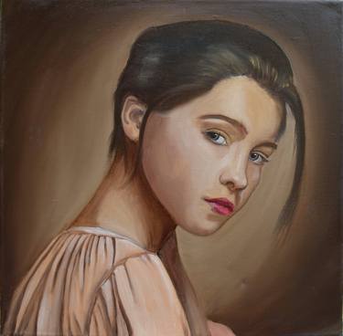 Original Portrait Painting by Dragoslav Radovan