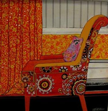 Original Fine Art Abstract Painting by Linda Arthurs