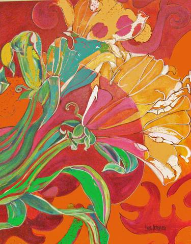 Original Expressionism Nature Painting by Linda Arthurs