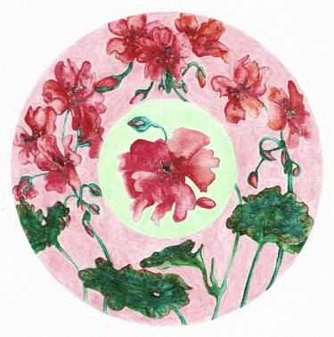 Original Illustration Floral Paintings by Freya Laetitia Stinton